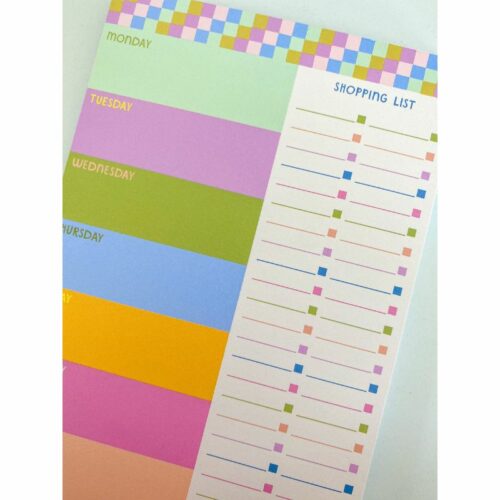 Meal Planner Aimanté avec Liste de Courses – Image 4