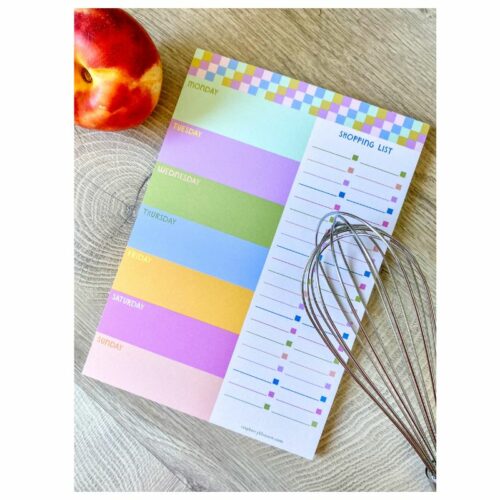 Meal Planner Aimanté avec Liste de Courses – Image 2