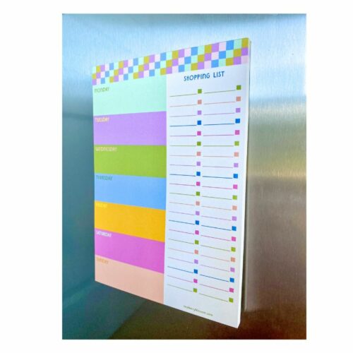 Meal Planner Aimanté avec Liste de Courses – Image 3