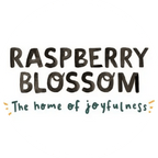 logo Raspberry Blossom papeterie colorée made in uk