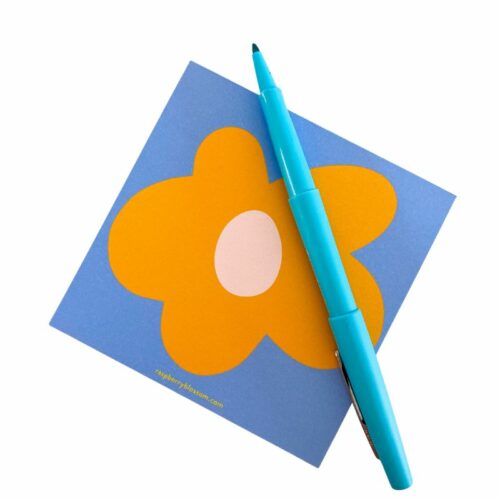Bloc-Notes Carré - Flower Power – Image 3